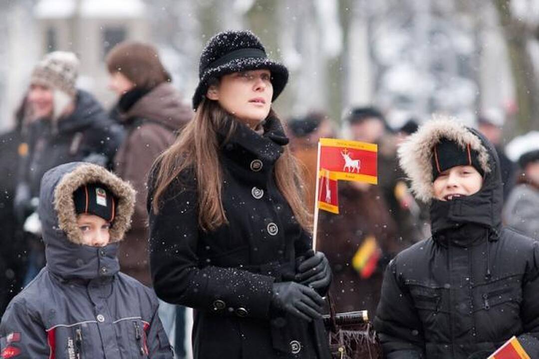 Kauniečiai pasipuošė tūkstančiais trispalvių (papildyta)