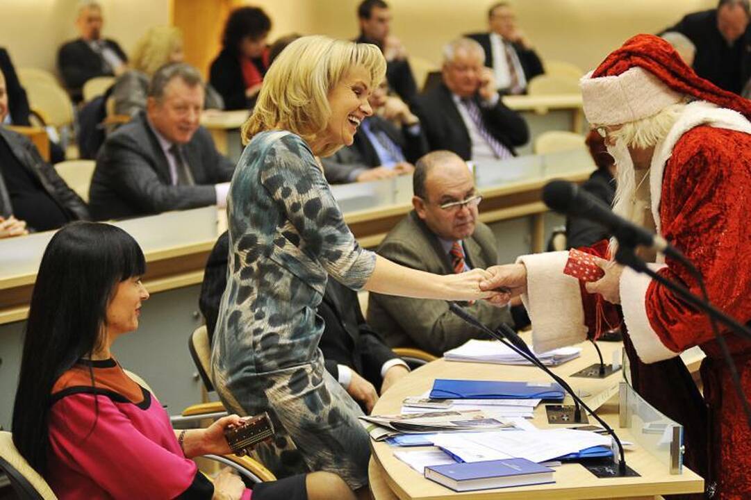 Kauno savivaldybėje Kalėdų senelis pasijuto kaip vaikų darželyje