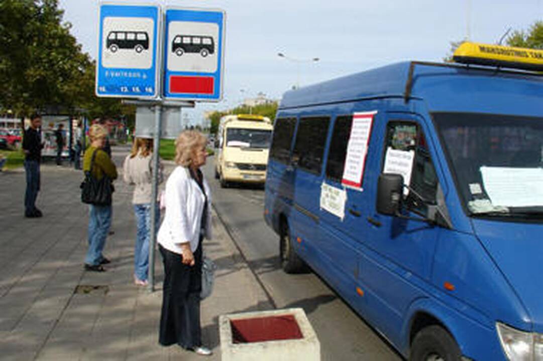 Panevėžyje maršrutiniai taksi – jau istorija