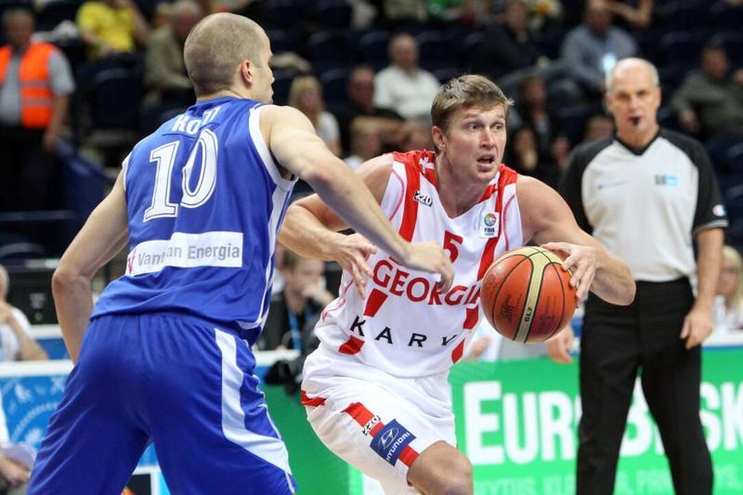 Vilniaus arena: suomiai įveikė gruzinus - 87:73