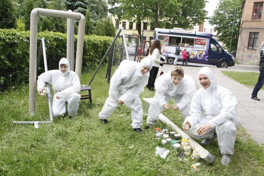 Puodžių gatvėje šurmuliavo miesto gimtadieniui skirta šventė