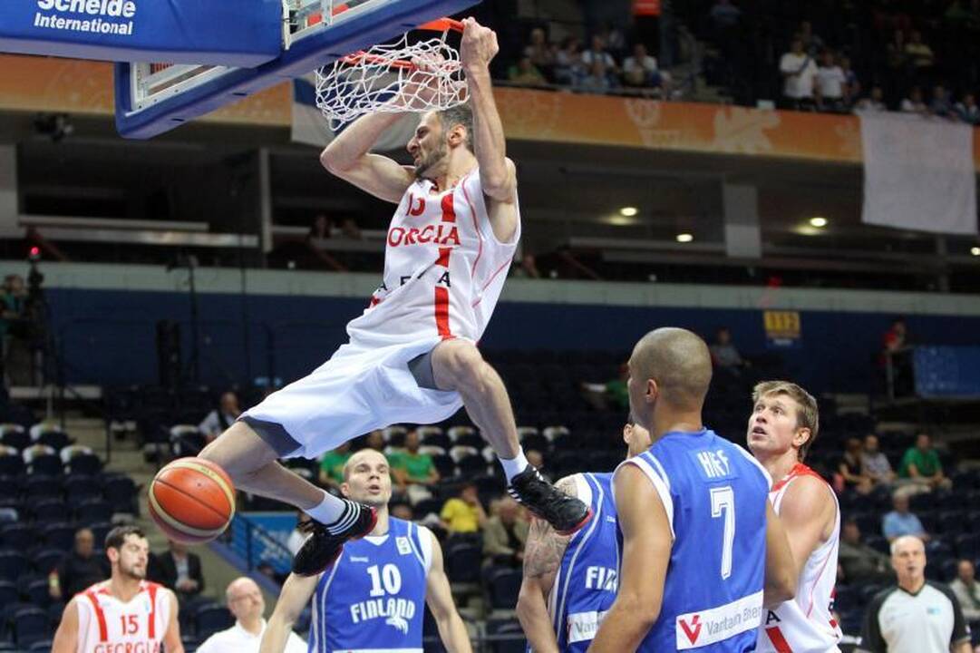Vilniaus arena: suomiai įveikė gruzinus - 87:73