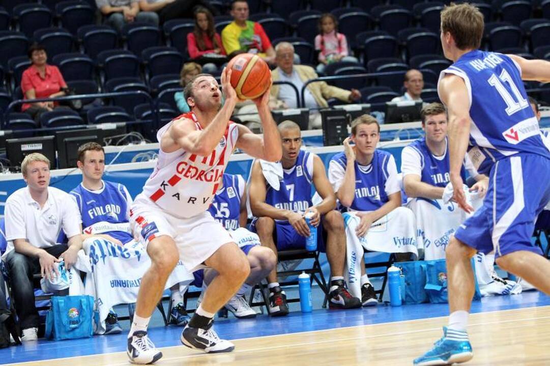 Vilniaus arena: suomiai įveikė gruzinus - 87:73