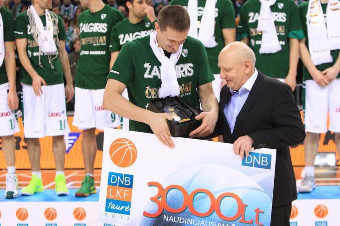 P.Jankūnas apie MVP prizą: pakviesiu komandos draugus vakarienės