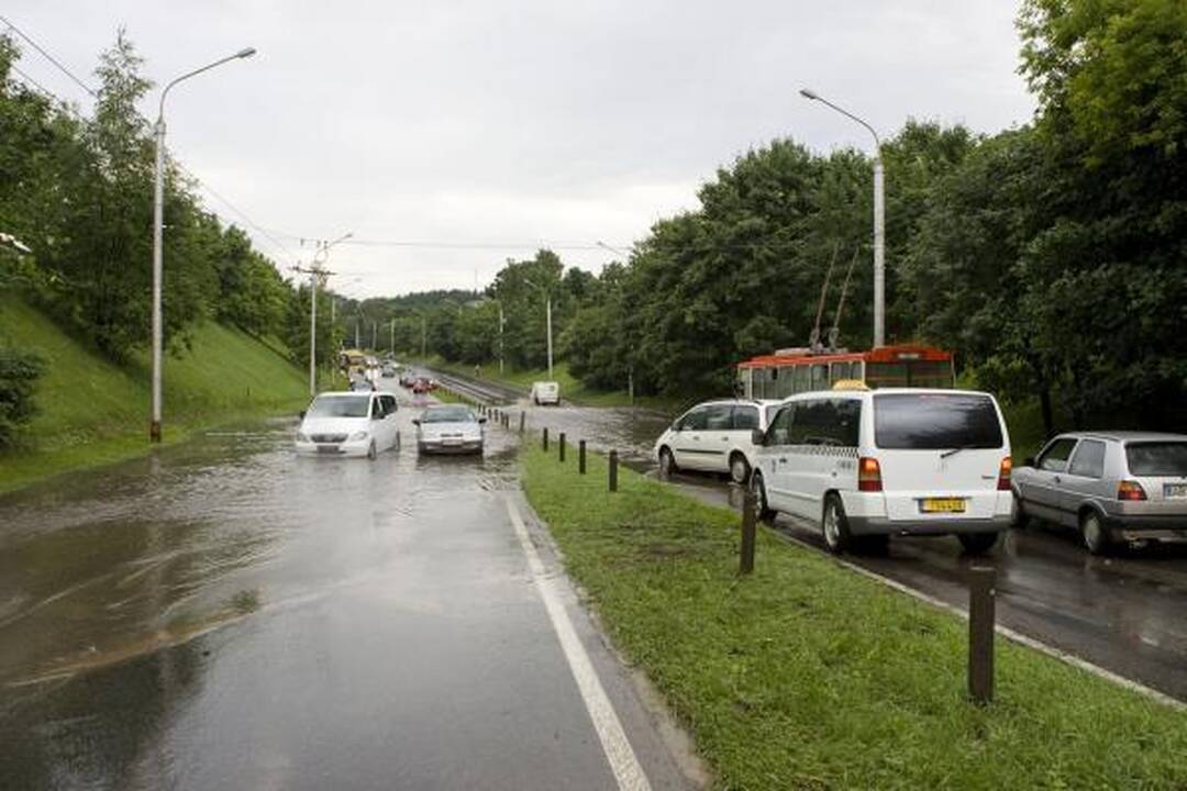 Lietuvoje gamta siautėjo