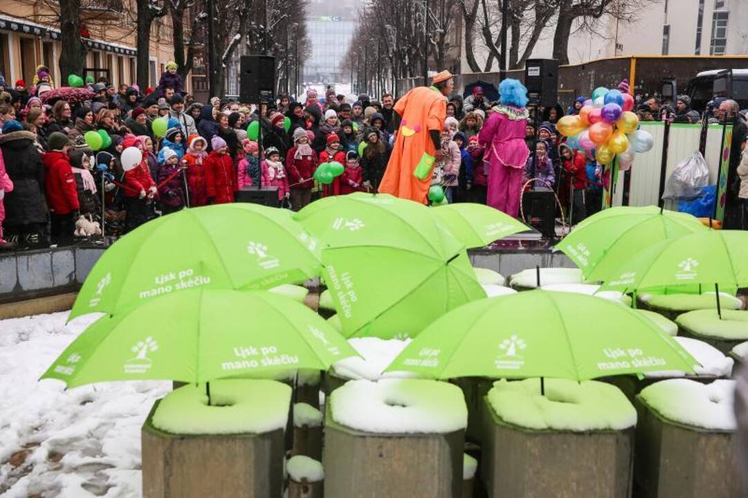 Velykų šventėje mažiesiems sveikino ir su Kalėdomis