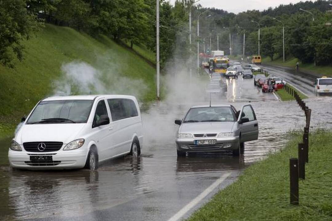Lietuvoje gamta siautėjo