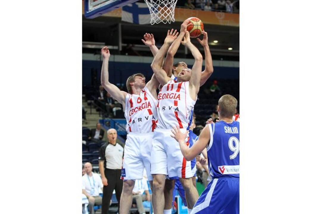 Vilniaus arena: suomiai įveikė gruzinus - 87:73