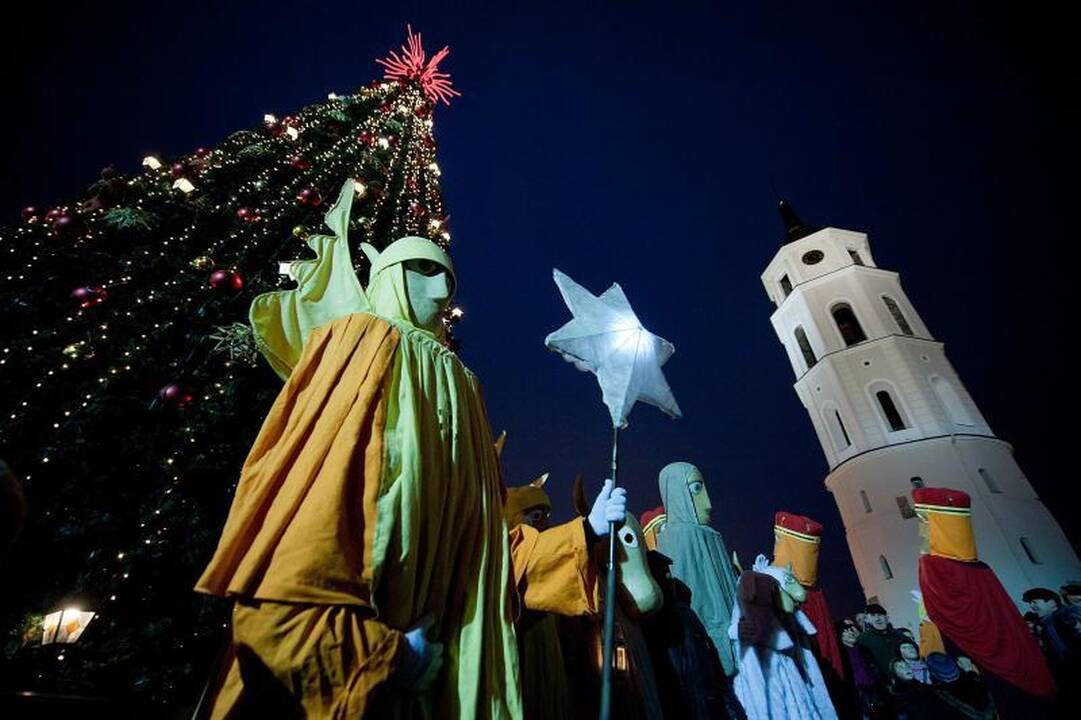 Su Kalėdų eglutėmis Vilniuje atsisveikinti atėjo ir Trys karaliai