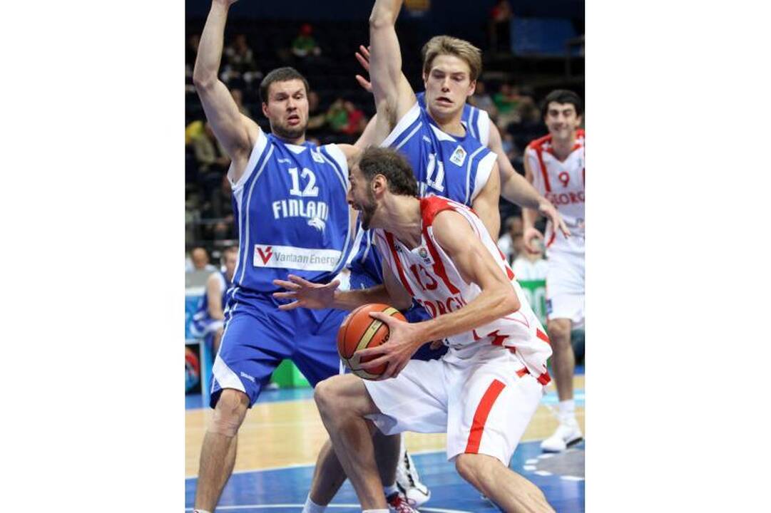 Vilniaus arena: suomiai įveikė gruzinus - 87:73