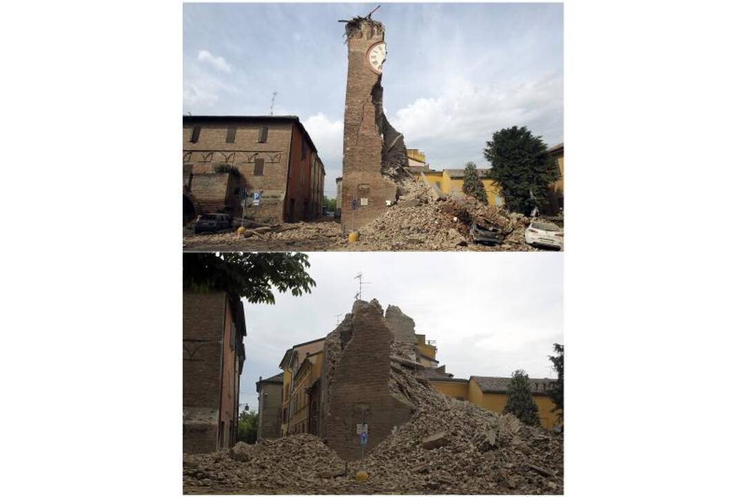 Italijoje žemės drebėjimo aukų padaugėjo iki 6 (papildyta 22:31 val.) 