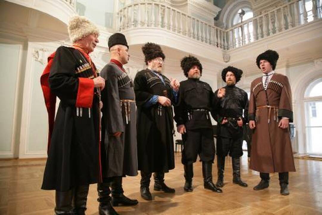 Kazokai plūdo į Vilniaus gatves