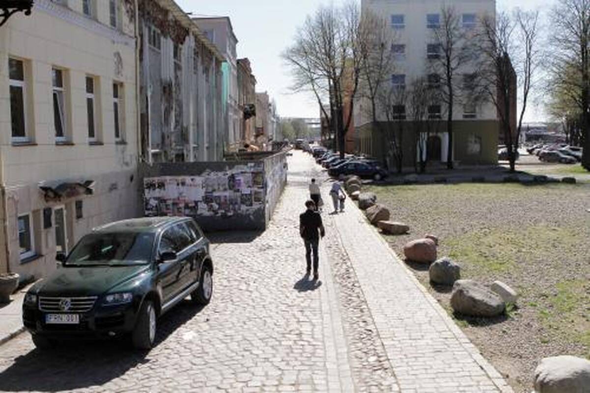 Žvejų gatvė atiteko tik pėstiesiems