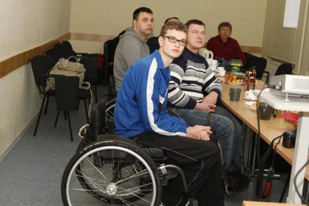 Klaipėdos neįgalieji nori žaisti tenisą