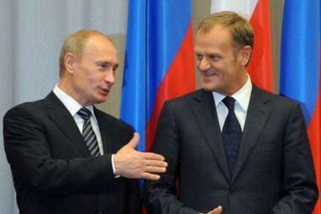 Žinios: V.Putinas (kairėje) priminė lenkams, kad šių kariuomenė įžengė į Čekoslovakiją tą pačią dieną kaip ir Vokietijos vermachtas.