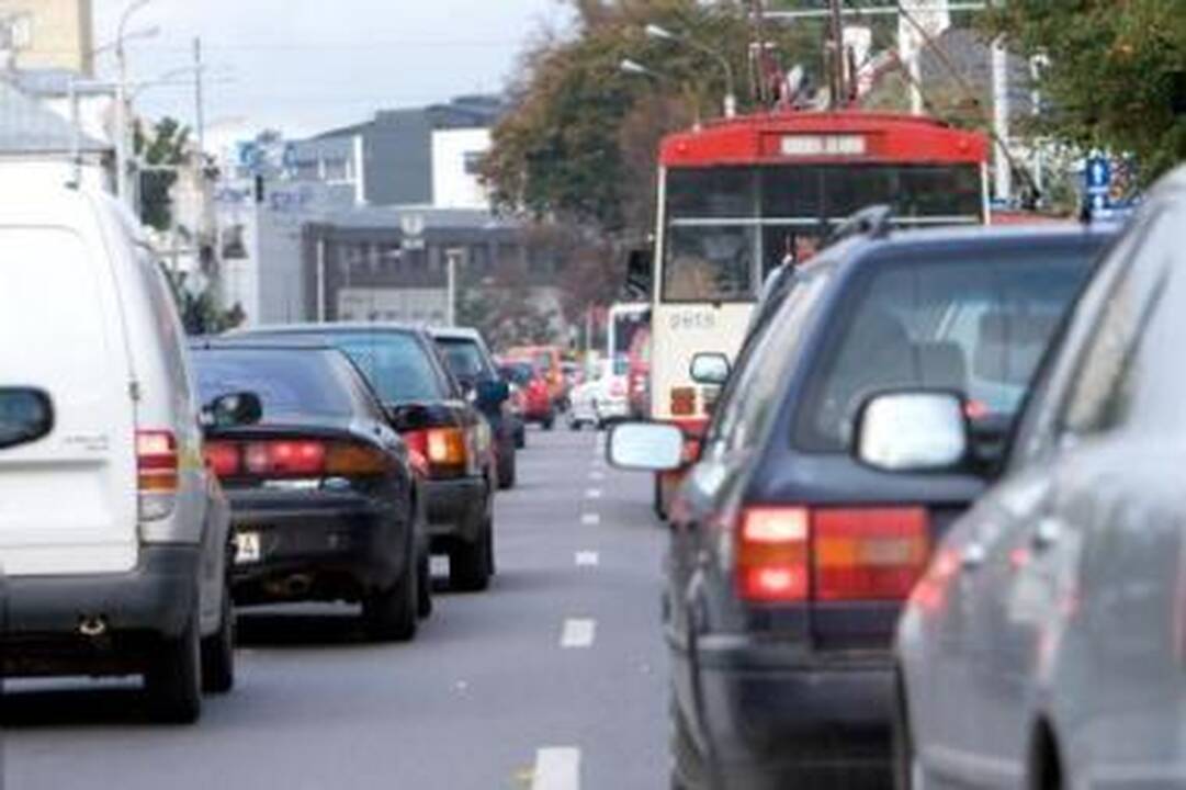 Greičiausias: "Vilniaus dienos" "lenktynes" laimėjo automobilis.