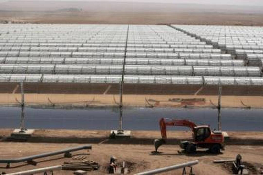 Karšta: Maroke jau įgyvendinamas vienas saulės energijos panaudojimo projektas.