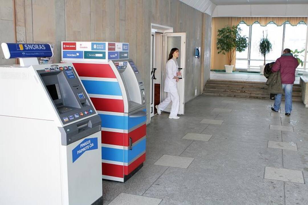 Klaipėdos gydymo įstaigose – nauji bankomatai