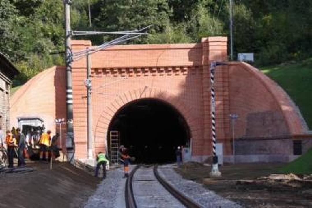 Modernus: po beveik baigtos rekonstrukcijos 150 metų senumo tunelis atrodo lyg naujai pastatytas.