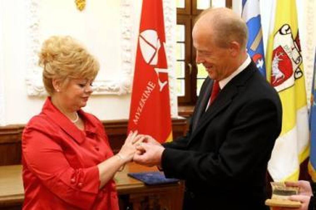 Jubiliejus: žinoma Kauno šeima savaitgalį atšventė rubinines vestuves.