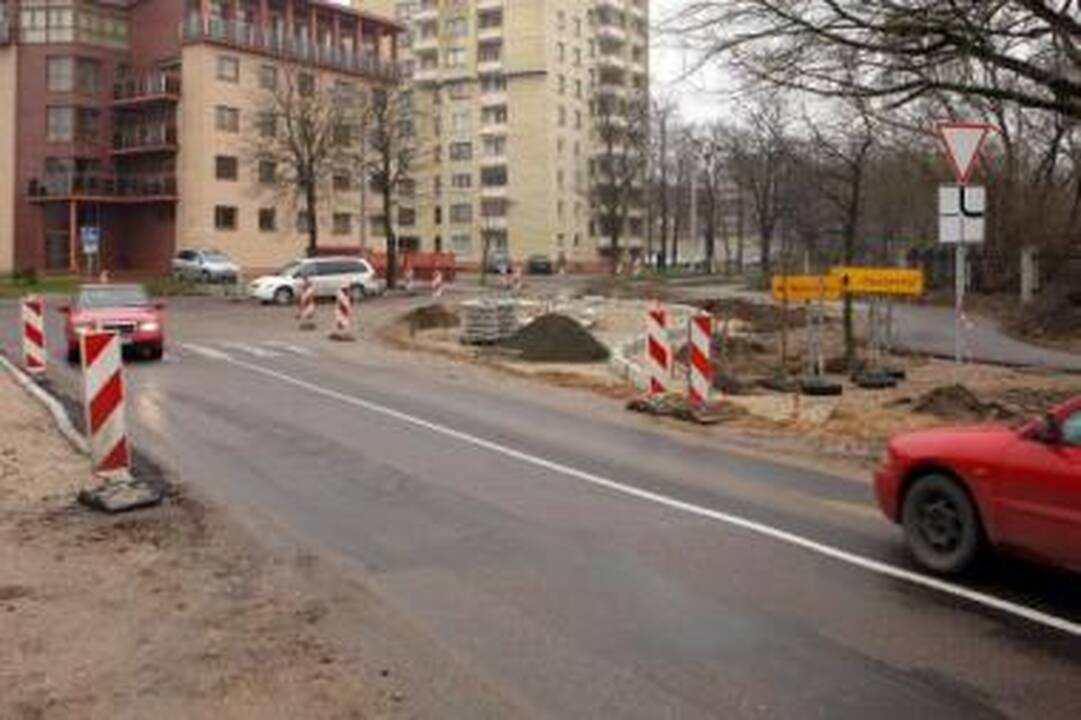 Paskutinis: žiedas – didžiausias likęs komunalininkų suplanuotas šiųmetis darbas.