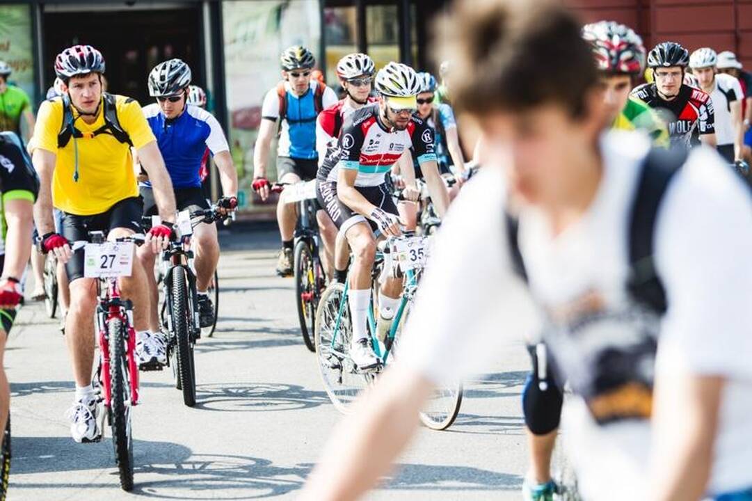Kaune startavo atgimęs istorinis dviračių maratonas