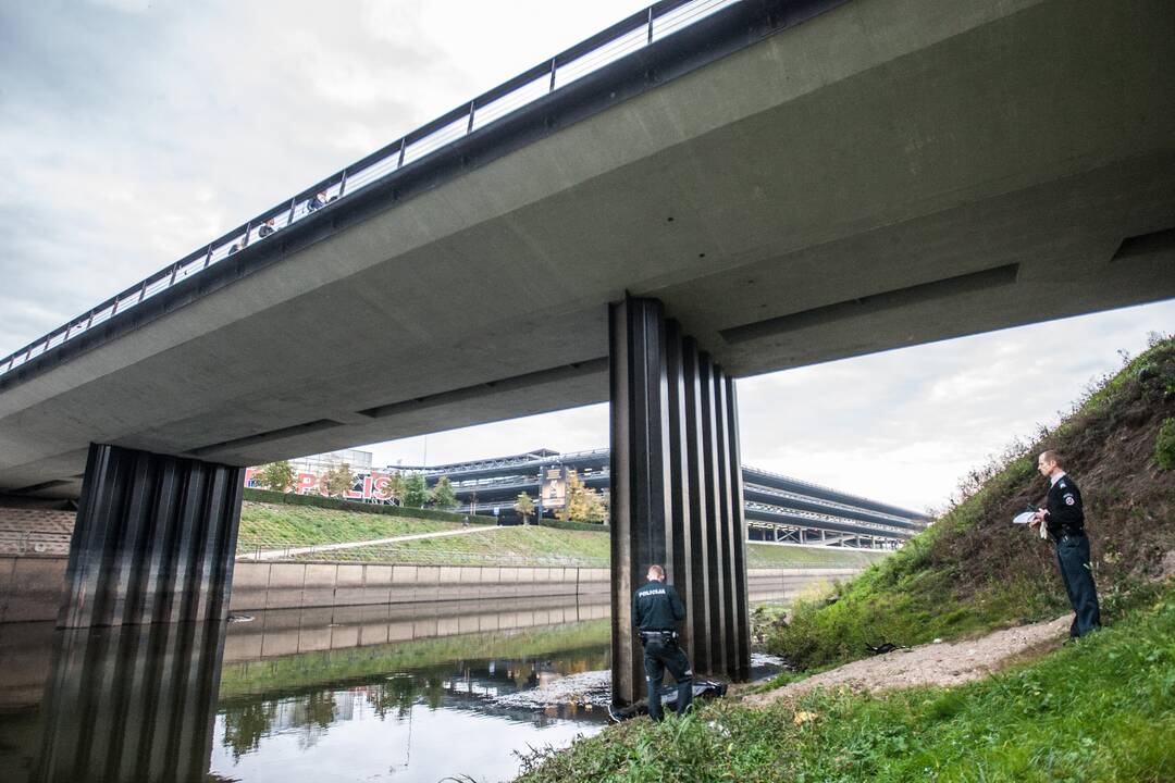 Po tiltu į Nemuno salą rastas skenduolis