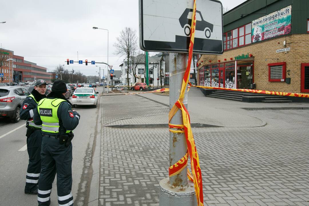 Sprogmuo Savanorių prospekte
