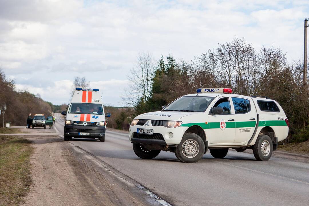 Prie Lapių rastas sprogmuo