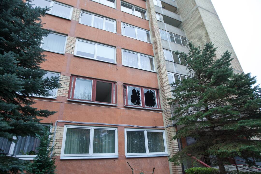 Gaisras Taikos prospekte