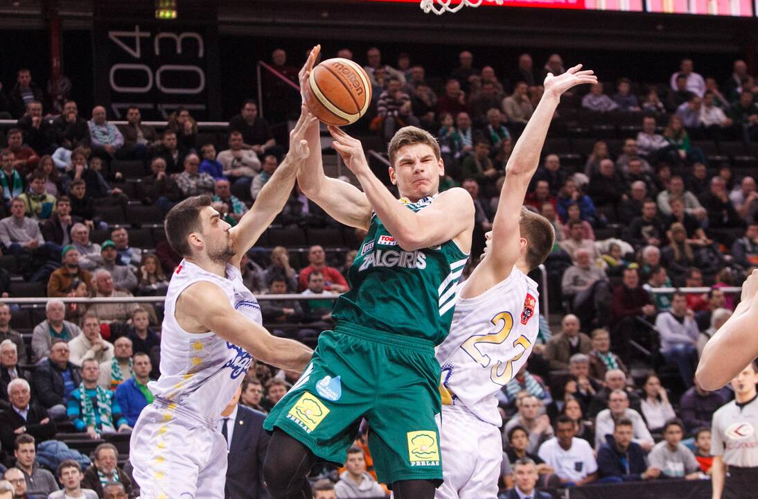 LKL rungtynės "Žalgiris - Pieno žvaigždės"
