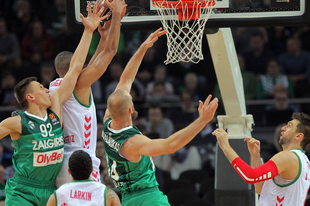Eurolyga: „Žalgiris“ – Vitorijos „Baskonia“ 78:73