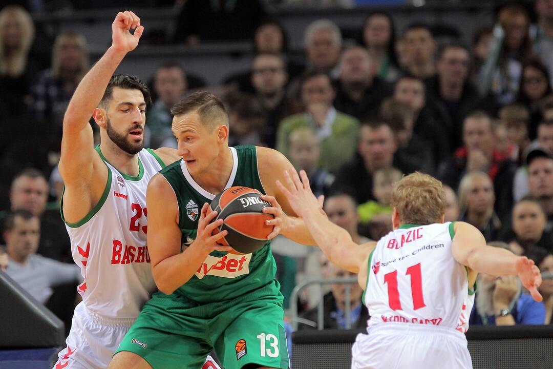 Eurolyga: „Žalgiris“ – Vitorijos „Baskonia“ 78:73