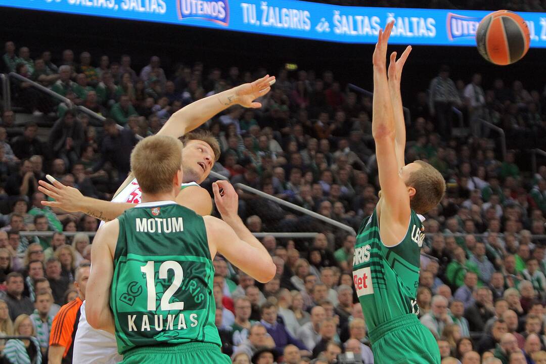 Eurolyga: „Žalgiris“ – Vitorijos „Baskonia“ 78:73