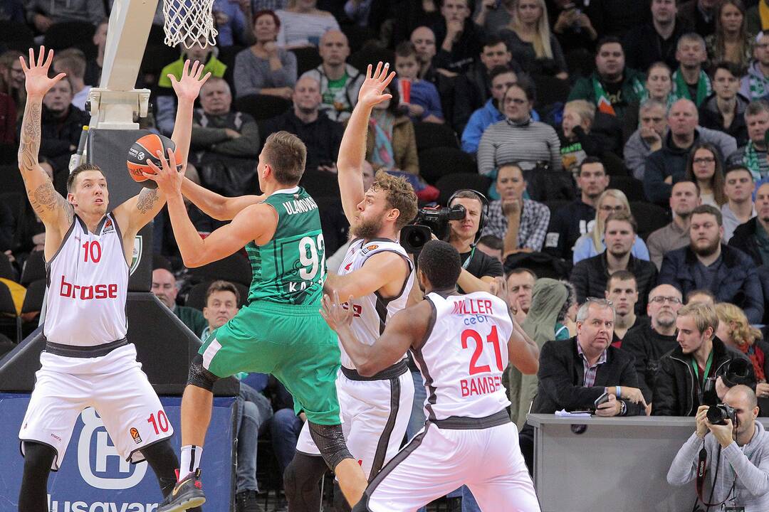 Eurolyga: „Žalgiris“ – „Brose Bamberg“ 86:72