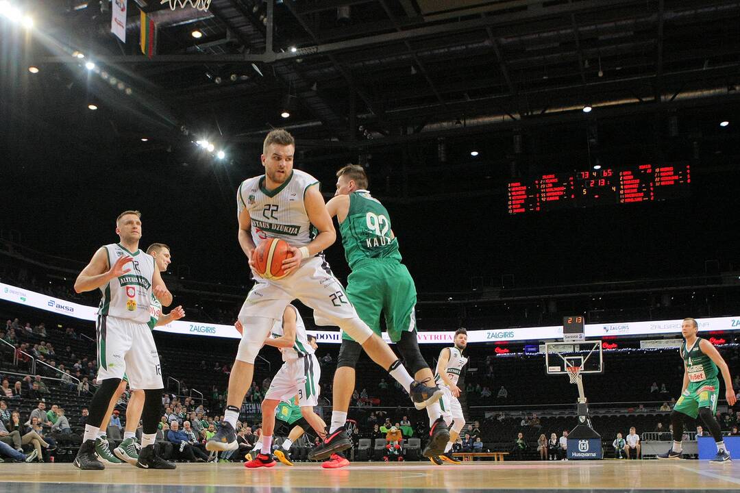 LKL: „Žalgiris“ – „Dzūkija“ 80:73