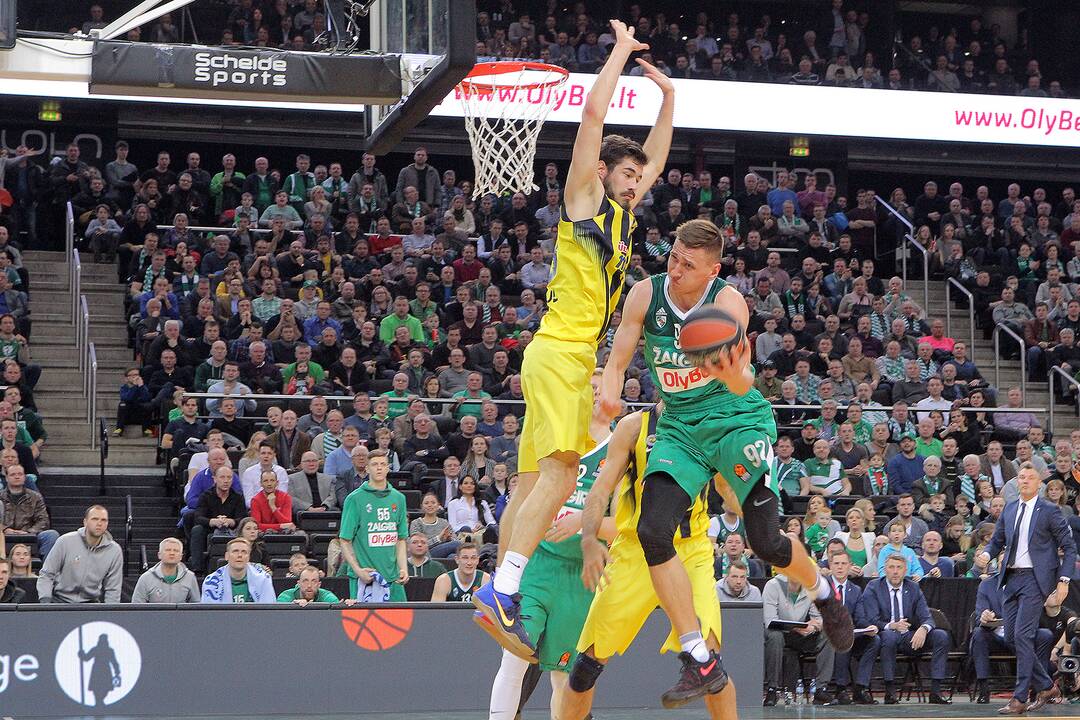 Eurolyga: „Žalgiris“ – „Fenerbachçe“ 67:76