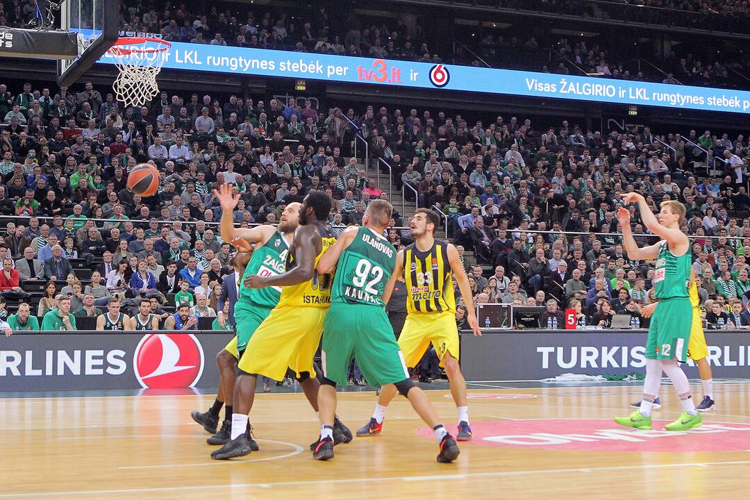 Eurolyga: „Žalgiris“ – „Fenerbachçe“ 67:76