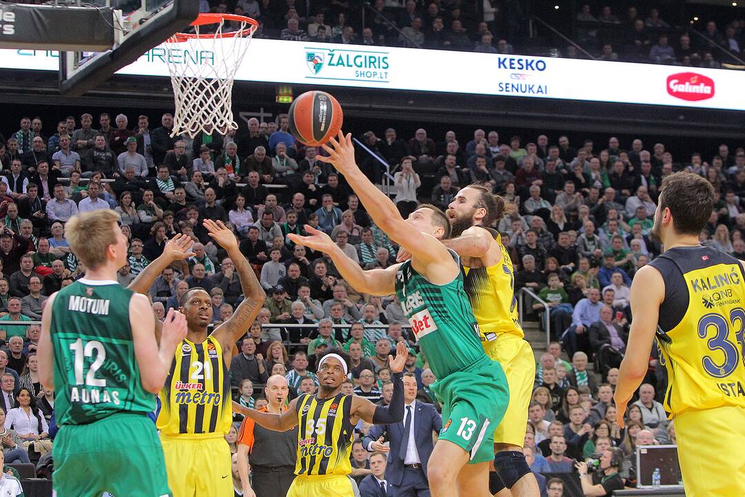 Eurolyga: „Žalgiris“ – „Fenerbachçe“ 67:76
