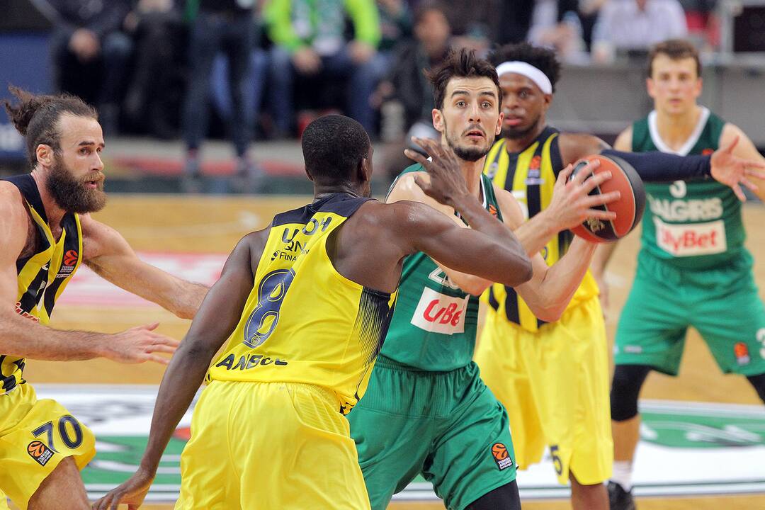 Eurolyga: „Žalgiris“ – „Fenerbachçe“ 67:76