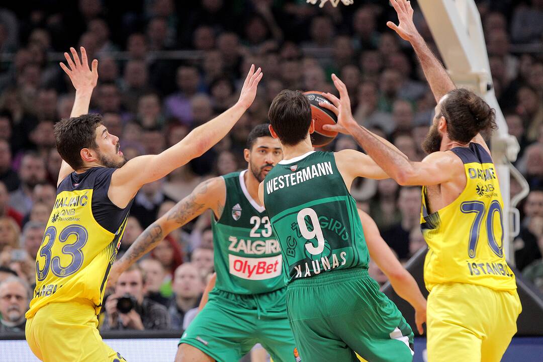 Eurolyga: „Žalgiris“ – „Fenerbachçe“ 67:76