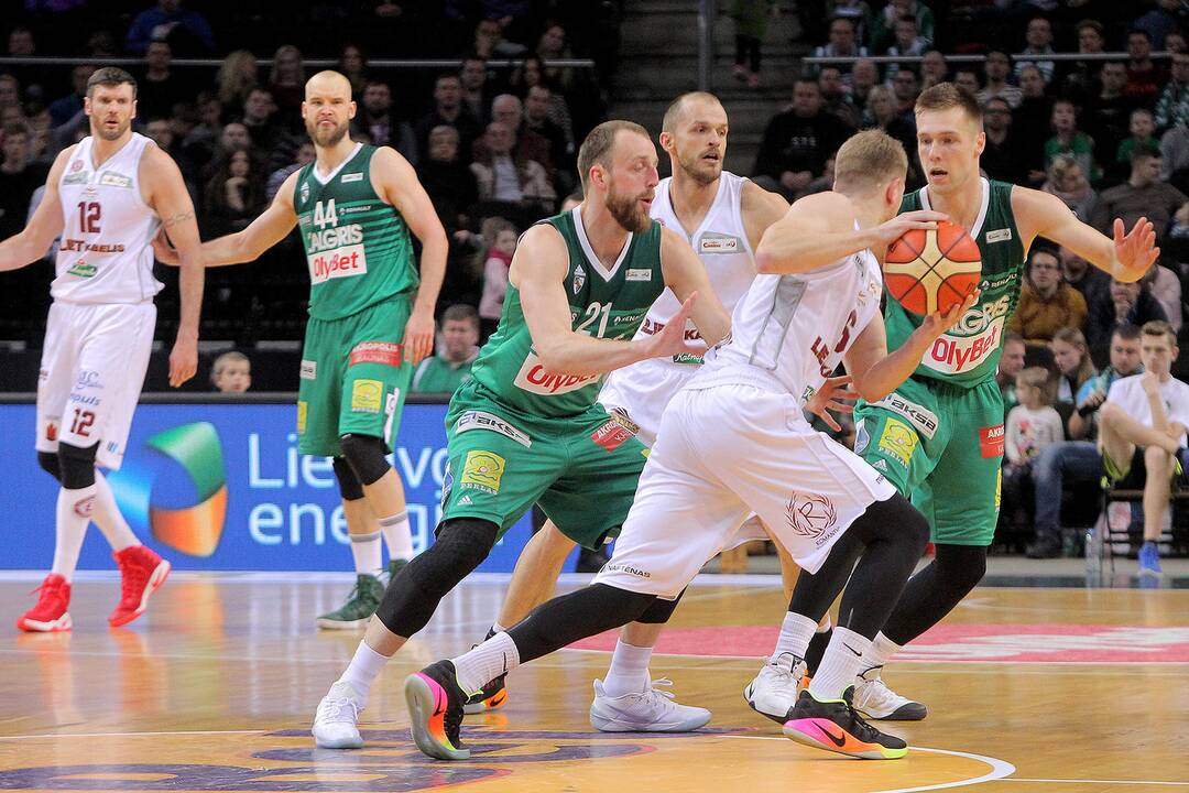 LKL: „Žalgiris“ – „Lietkabelis“ 84:62