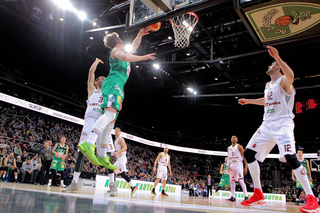 LKL: „Žalgiris“ – „Lietkabelis“ 84:62