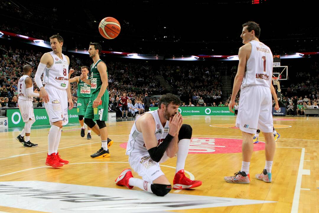 LKL finalas: „Žalgiris“ – „Lietkabelis“ 97:58