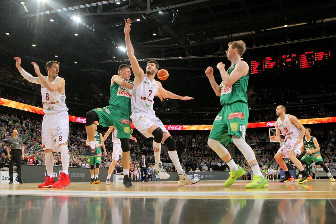LKL finalas: „Žalgiris“ – „Lietkabelis“ 97:58
