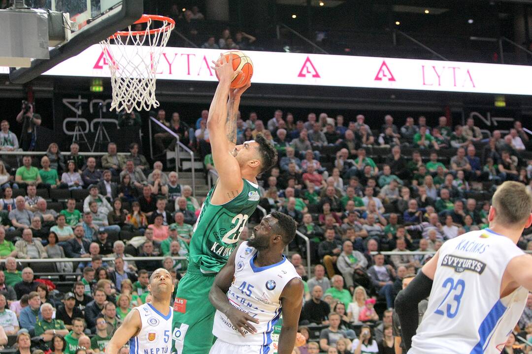 LKL pusfinalis: „Žalgiris“ – „Neptūnas“ 83:54