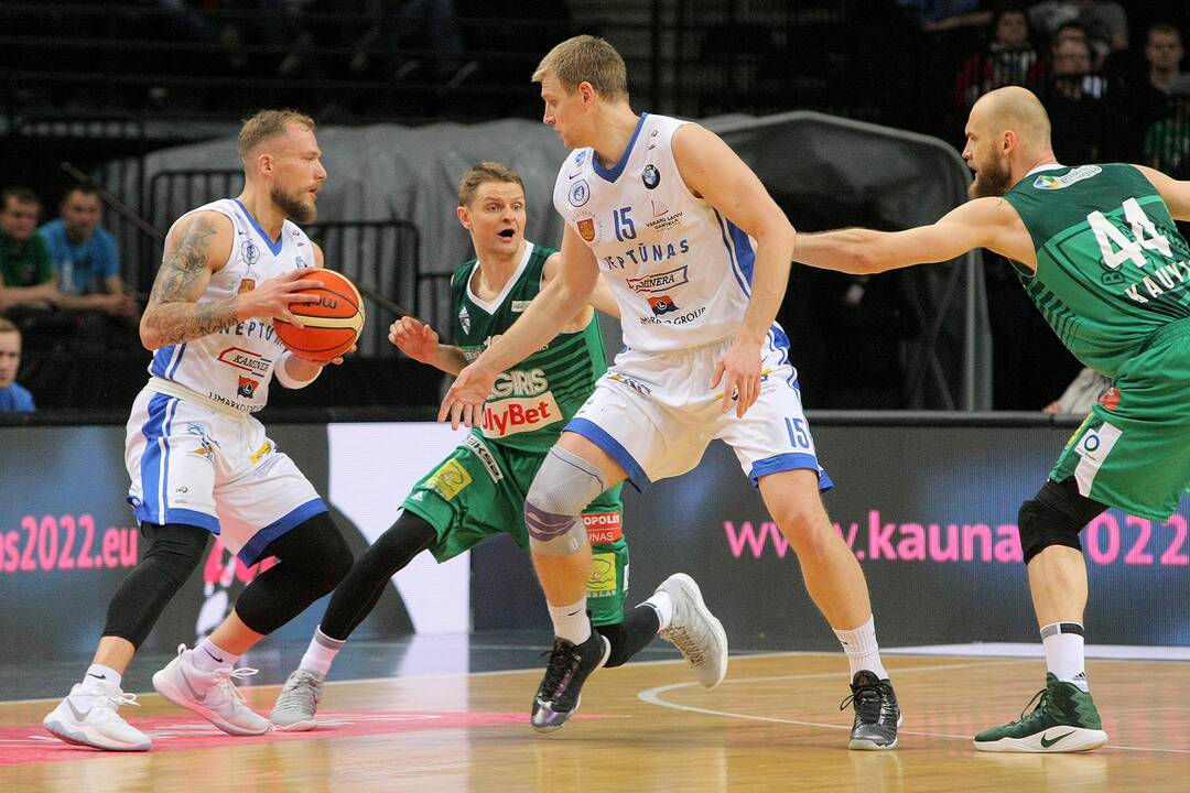 LKL pusfinalis: „Žalgiris“ – „Neptūnas“ 83:54