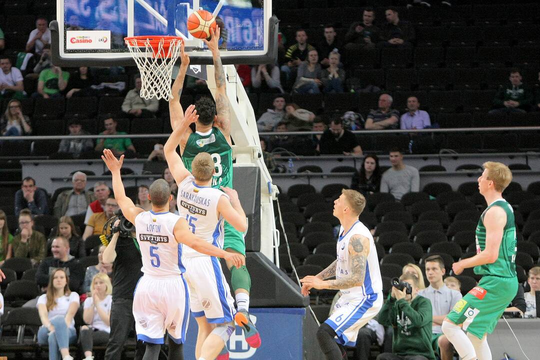 LKL pusfinalis: „Žalgiris“ – „Neptūnas“ 83:54
