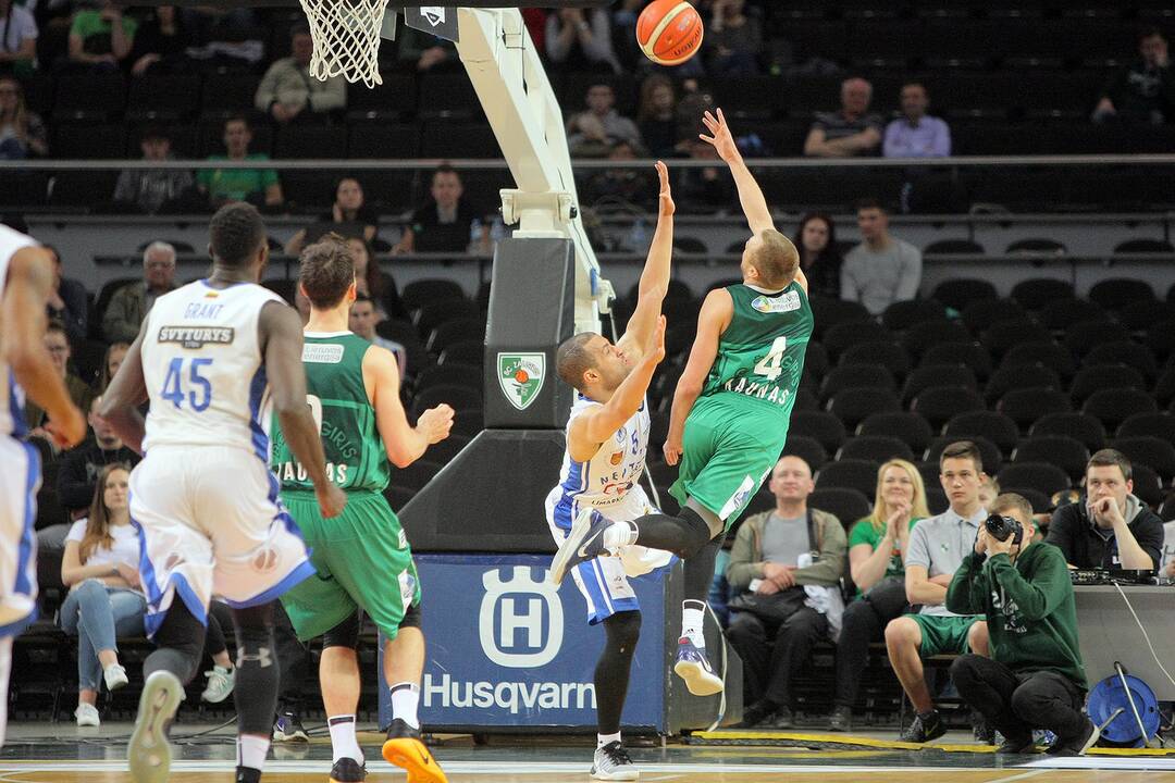 LKL pusfinalis: „Žalgiris“ – „Neptūnas“ 83:54