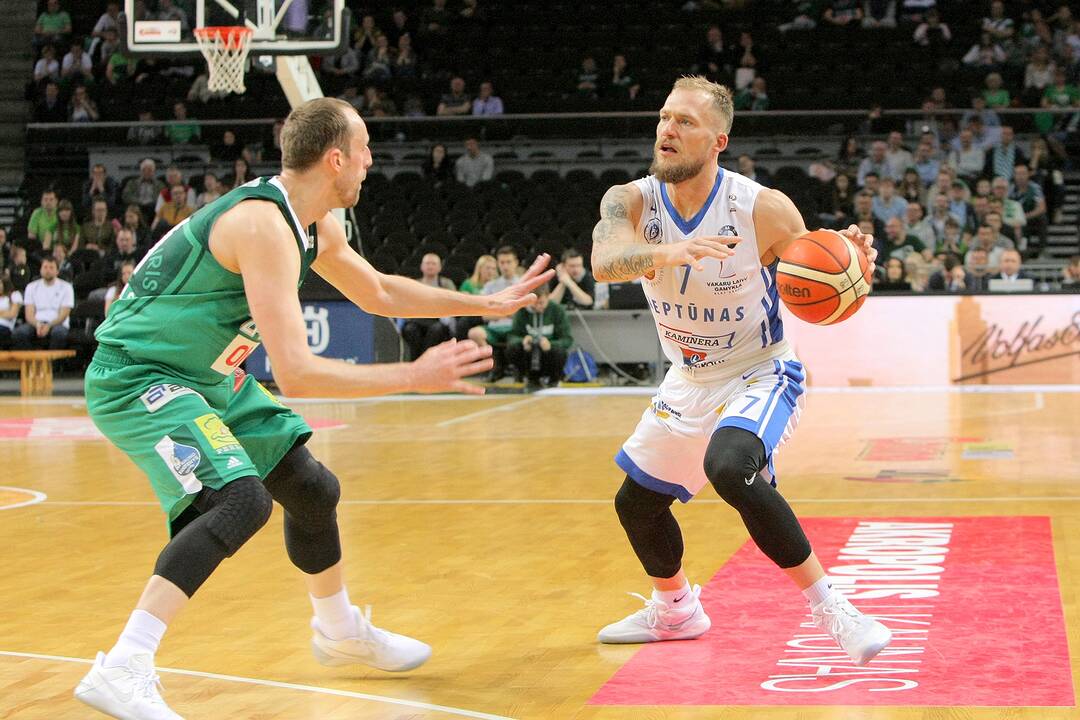 LKL pusfinalis: „Žalgiris“ – „Neptūnas“ 83:54